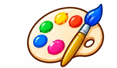 Happy Atividades — fun palette
