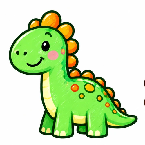 Happy Atividades — fun dinosaur